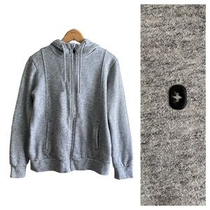 Figs Gray Zip-Up Hoodie